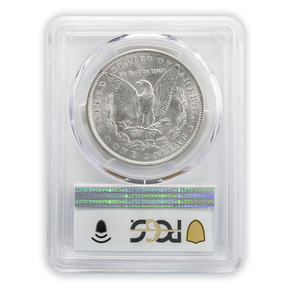 1889 Morgan Silver Dollar Philadelphia - PCGS MS64 Sight White