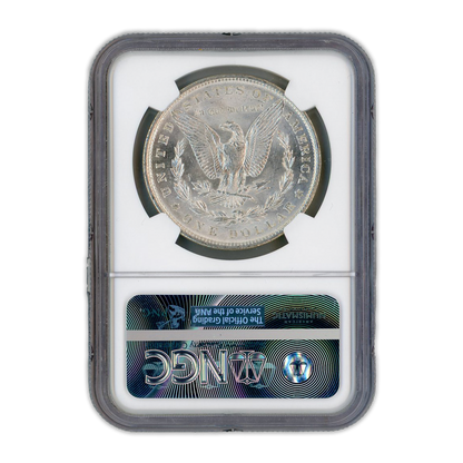 1889 Morgan Silver Dollar Philadelphia - NGC MS63 Sight White