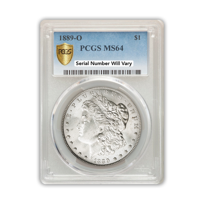 1889 Morgan Silver Dollar New Orleans - PCGS MS64