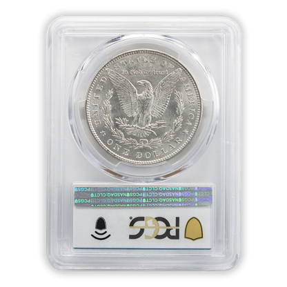 1890 Morgan Silver Dollar Philadelphia - PCGS MS64 Sight White