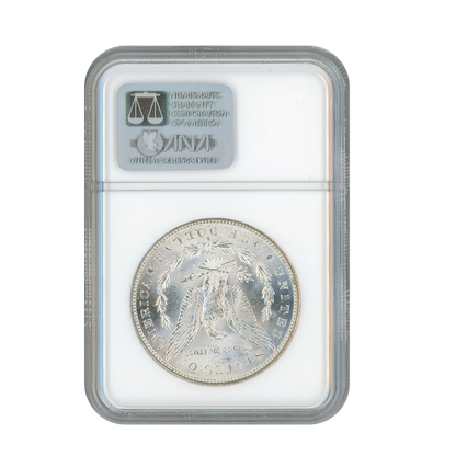 1890 S Silver Morgan Dollar Redfield San Francisco - NGC MS63