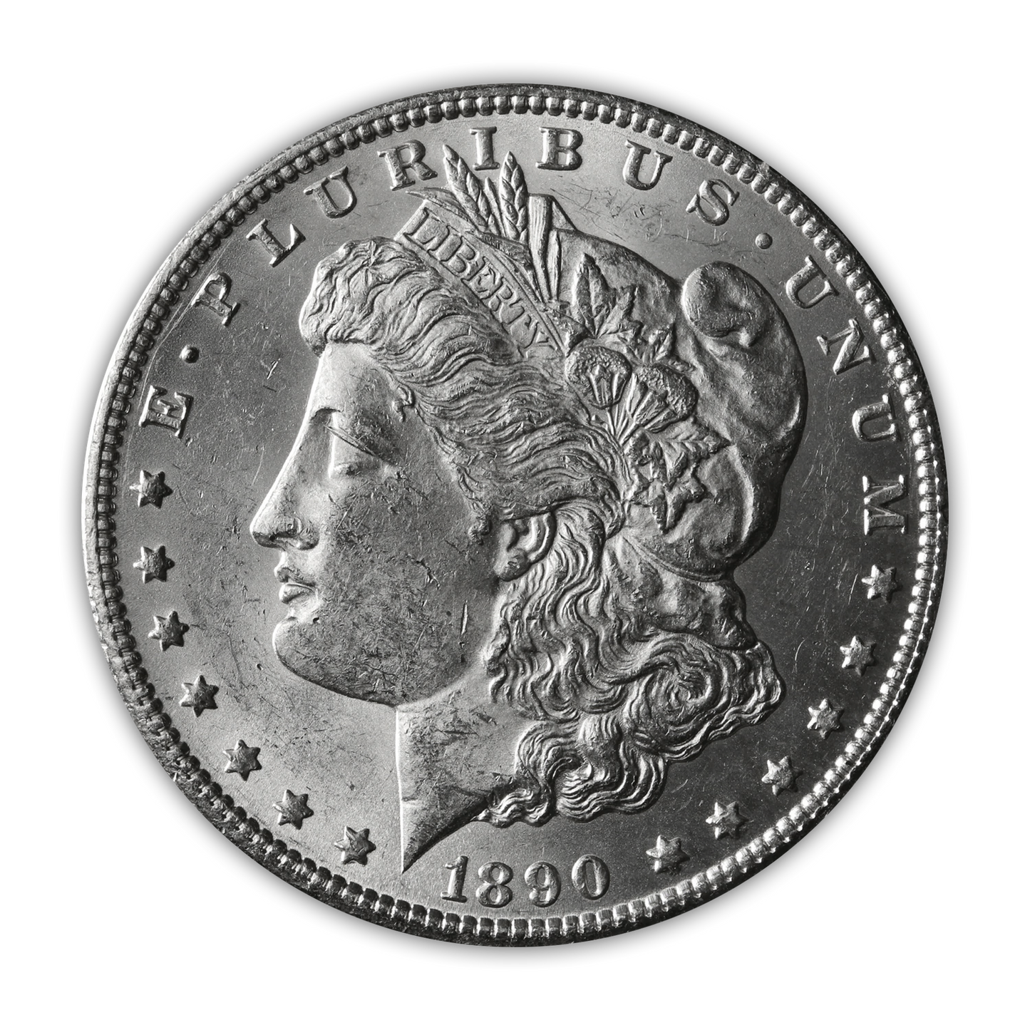 1890 Morgan Silver Dollar Carson City - Brilliant Uncirculated