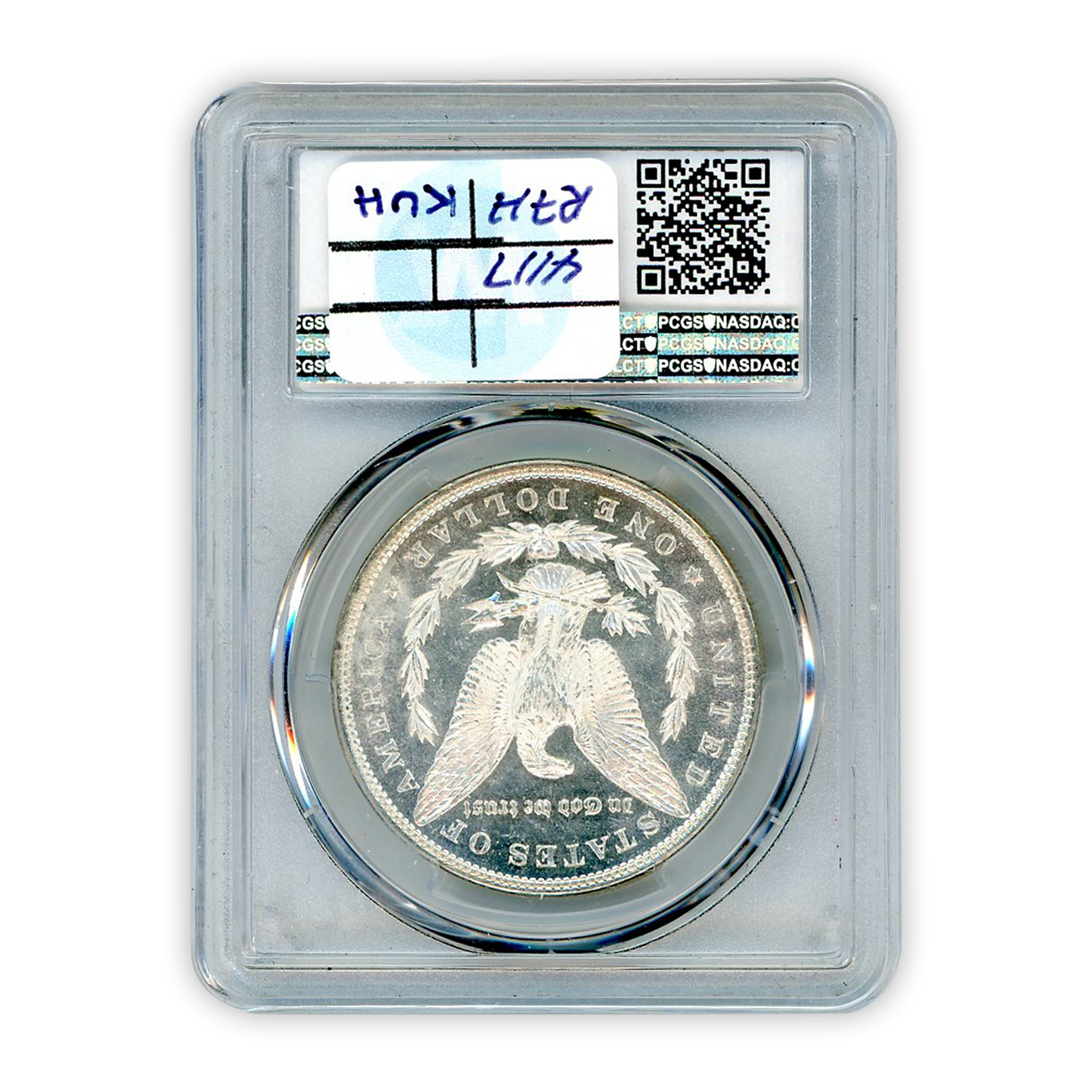 1890 Silver Morgan Dollar Philadelphia PCGS MS64PL