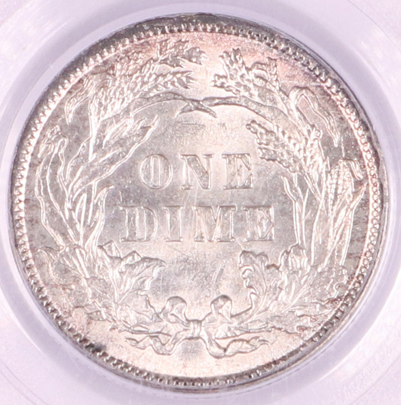 1890 Seated Liberty Dime - PCGS MS62