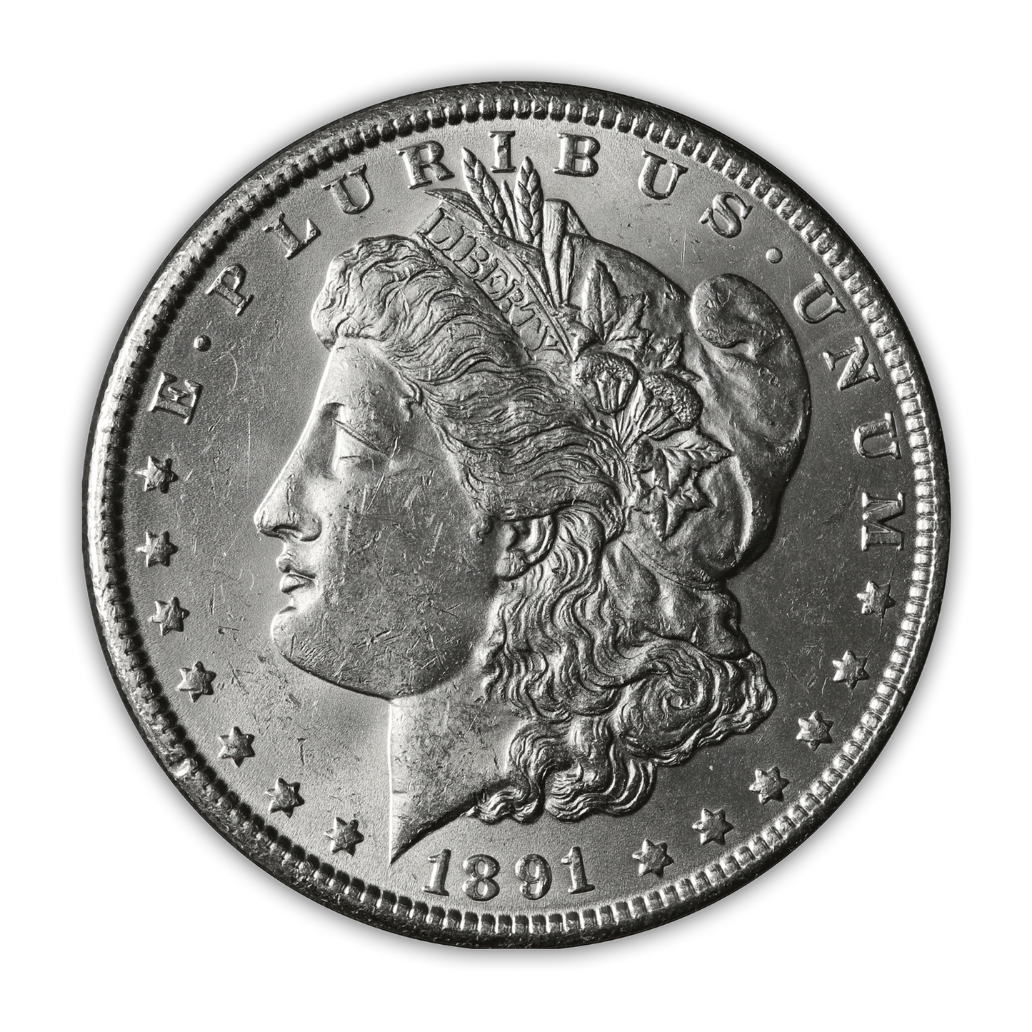 1891 Morgan Silver Dollar Carson City - Brilliant Uncirculated