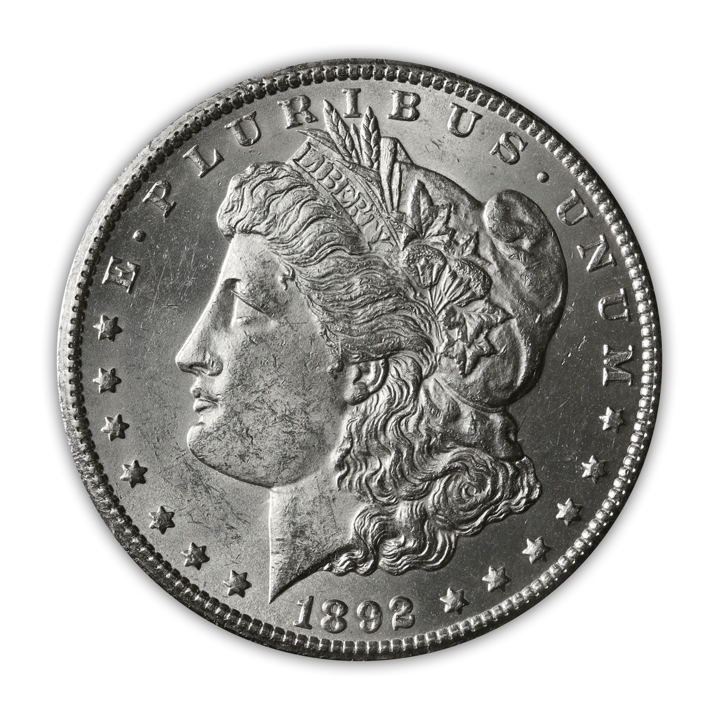 1892 Morgan Silver Dollar Carson City - Brilliant Uncirculated