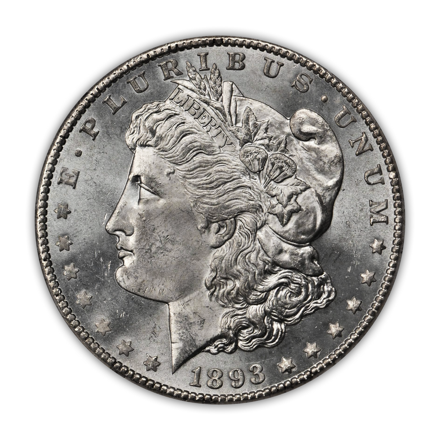 1893 Morgan Silver Dollar Carson City - Brilliant Uncirculated