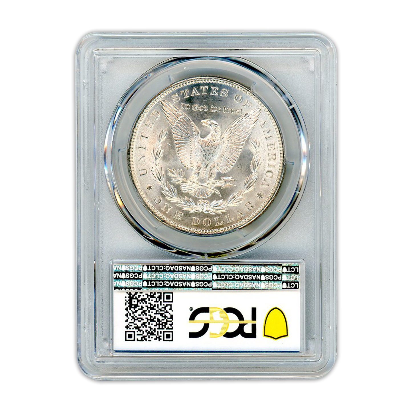 1896 Morgan Silver Dollar Philadelphia -  PCGS MS64 Sight White