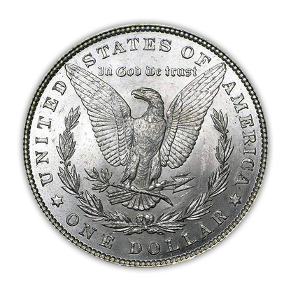 1896 Morgan Silver Dollar Philadelphia - Brilliant Uncirculated - CoinsTV