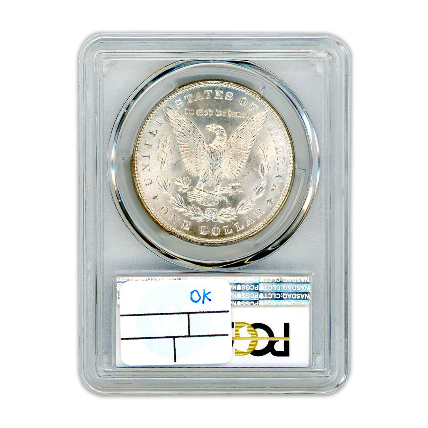 1898 Morgan Silver Dollar Philadelphia - PCGS MS64 Sight White