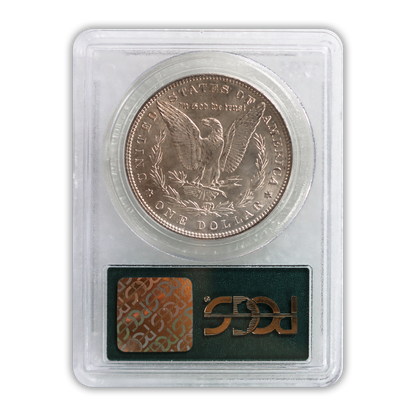 1898 Morgan Silver Dollar Philadelphia - PCGS MS65 Prooflike Green Holder