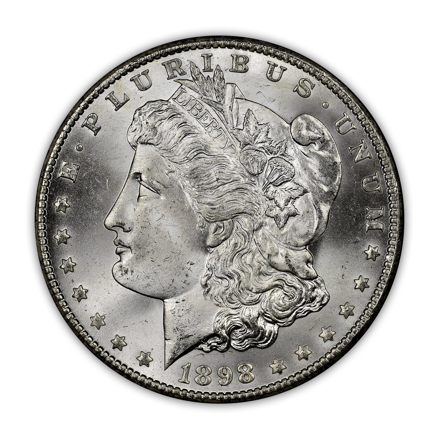 1898 Morgan Silver Dollar New Orleans - Brilliant Uncirculated