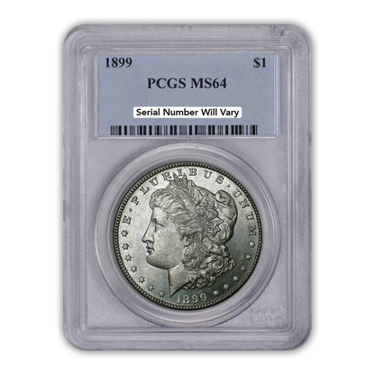 1899 Morgan Silver Dollar Philadelphia - PCGS MS64
