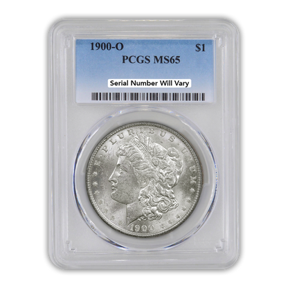1900 Morgan Silver Dollar New Orleans - PCGS MS65