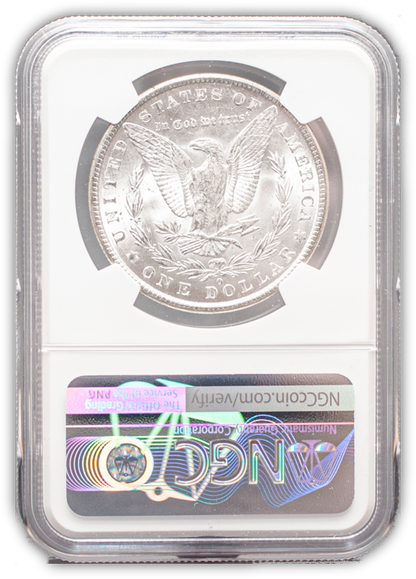 1902 Morgan Silver Dollar New Orleans - NGC MS63 Wayne Miller Signature Label
