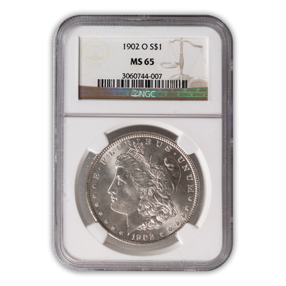 1902 Morgan Silver Dollar New Orleans - NGC MS65 Prooflike