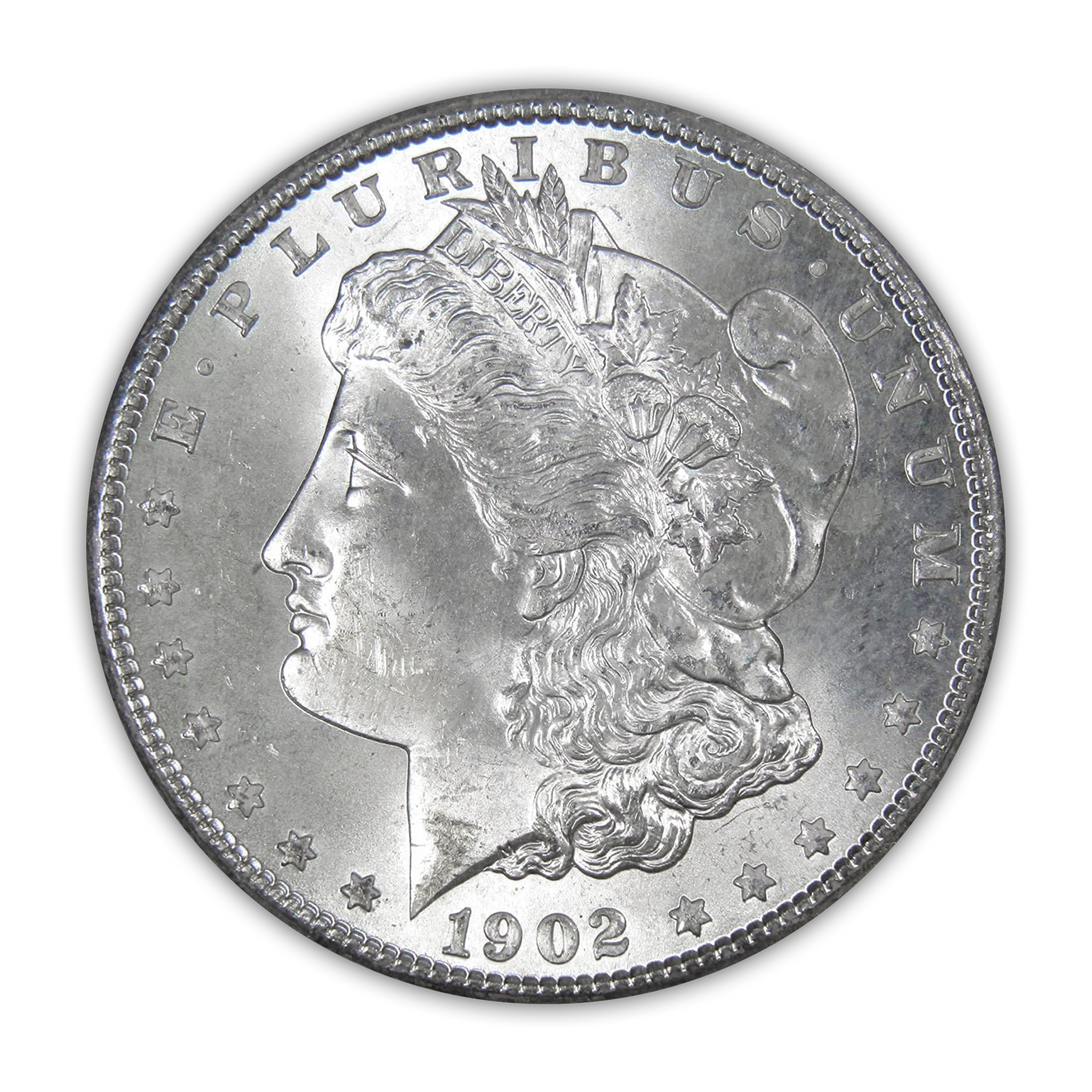 1902 Morgan Silver Dollar New Orleans - Brilliant Uncirculated