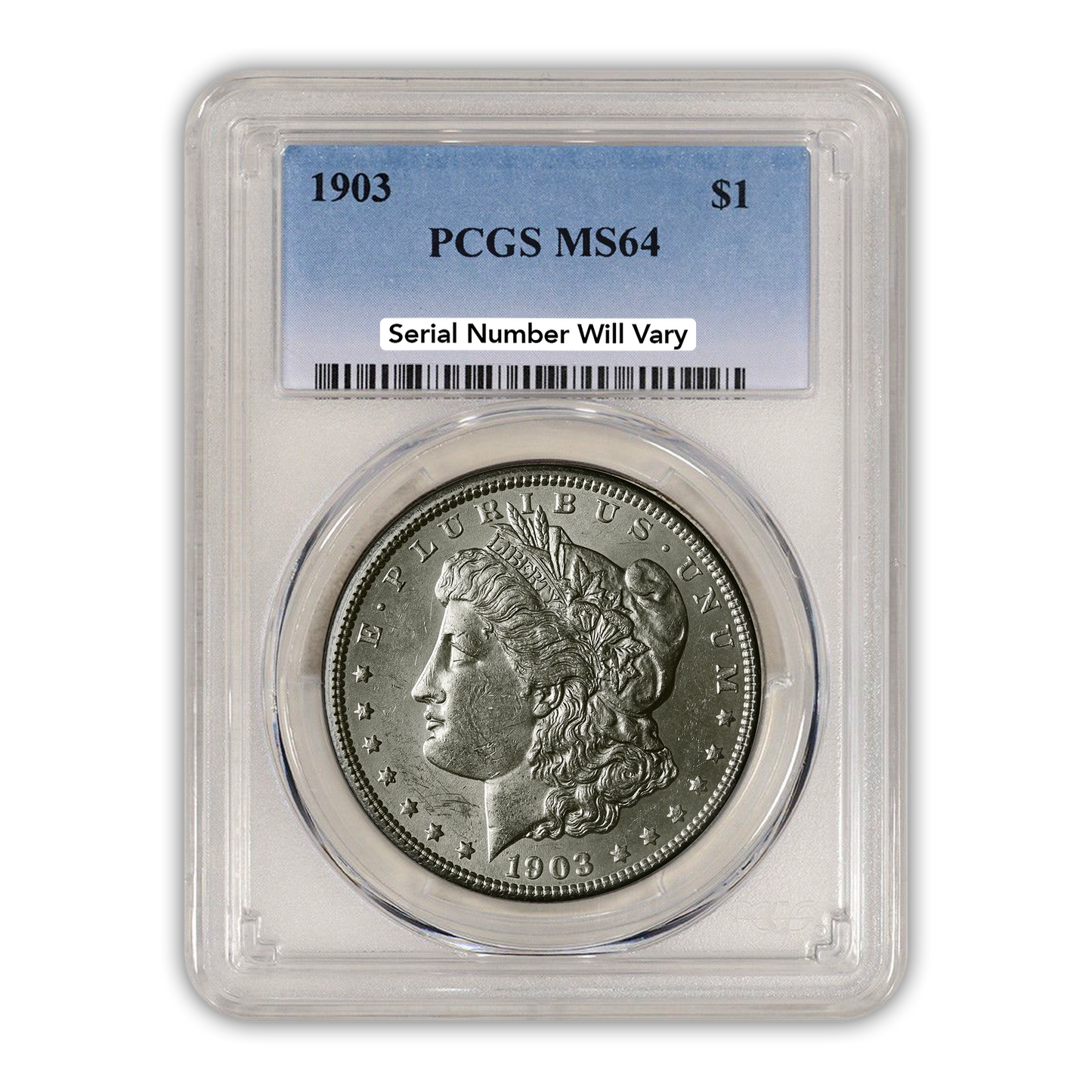 1903 Morgan Silver Dollar Philadelphia - PCGS MS64