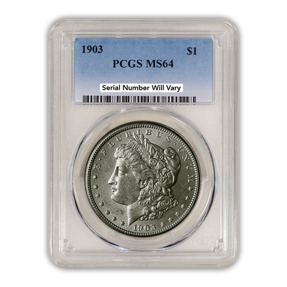 1903 Morgan Silver Dollar Philadelphia - PCGS MS64