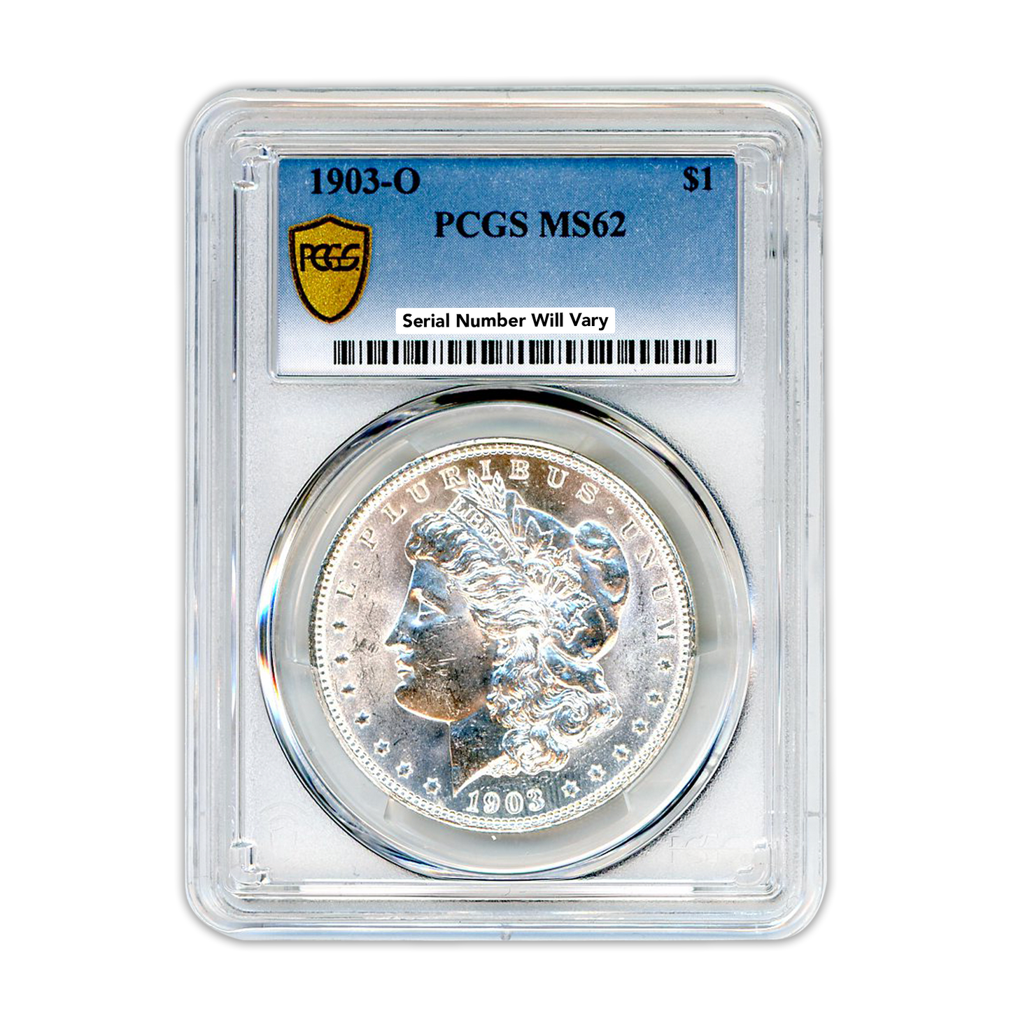 1903 Morgan Silver Dollar New Orleans - PCGS MS62