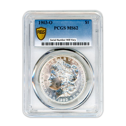 1903 Morgan Silver Dollar New Orleans - PCGS MS62