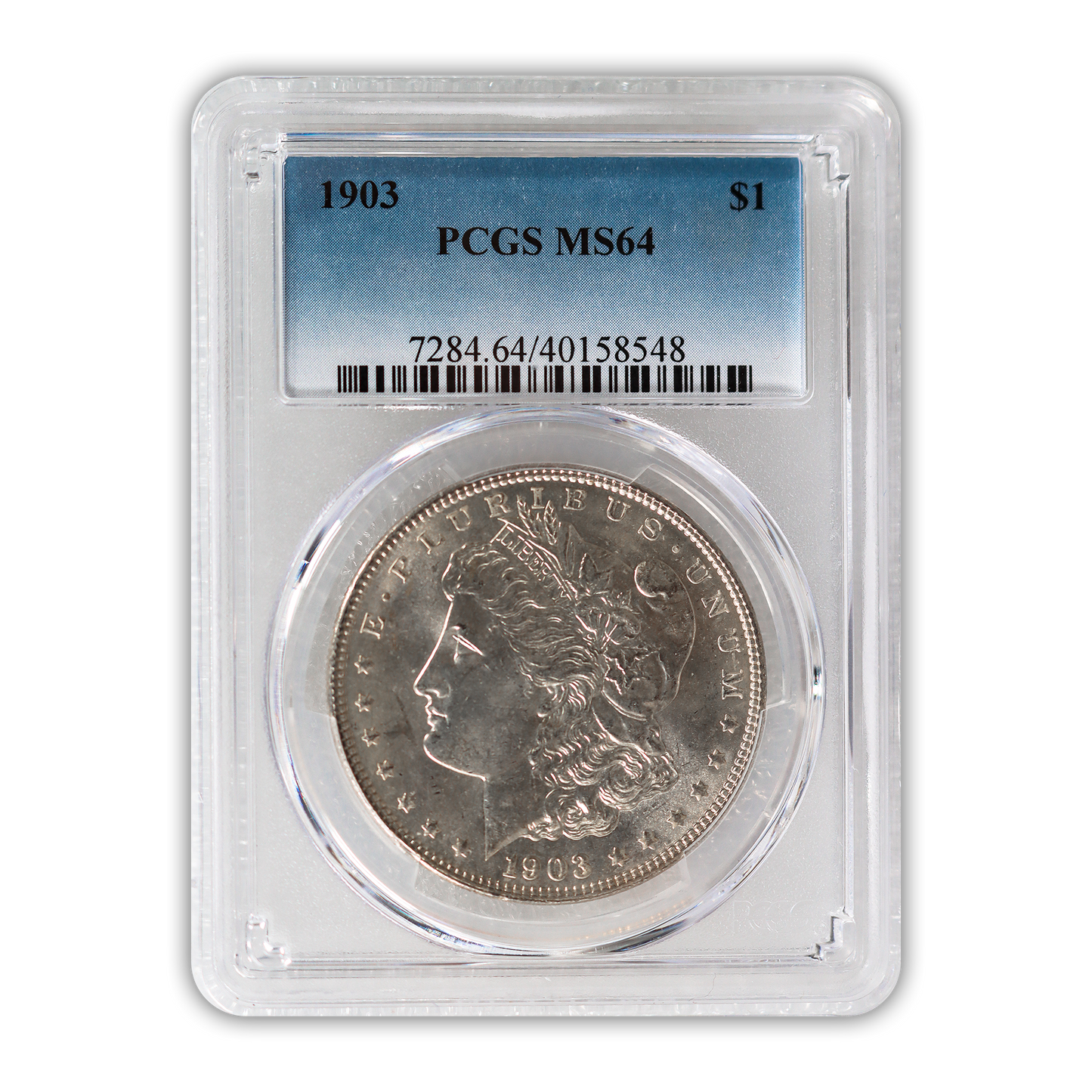 1903 Morgan Silver Dollar Philadelphia - PCGS MS64