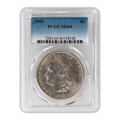 1903 Morgan Silver Dollar Philadelphia - PCGS MS64