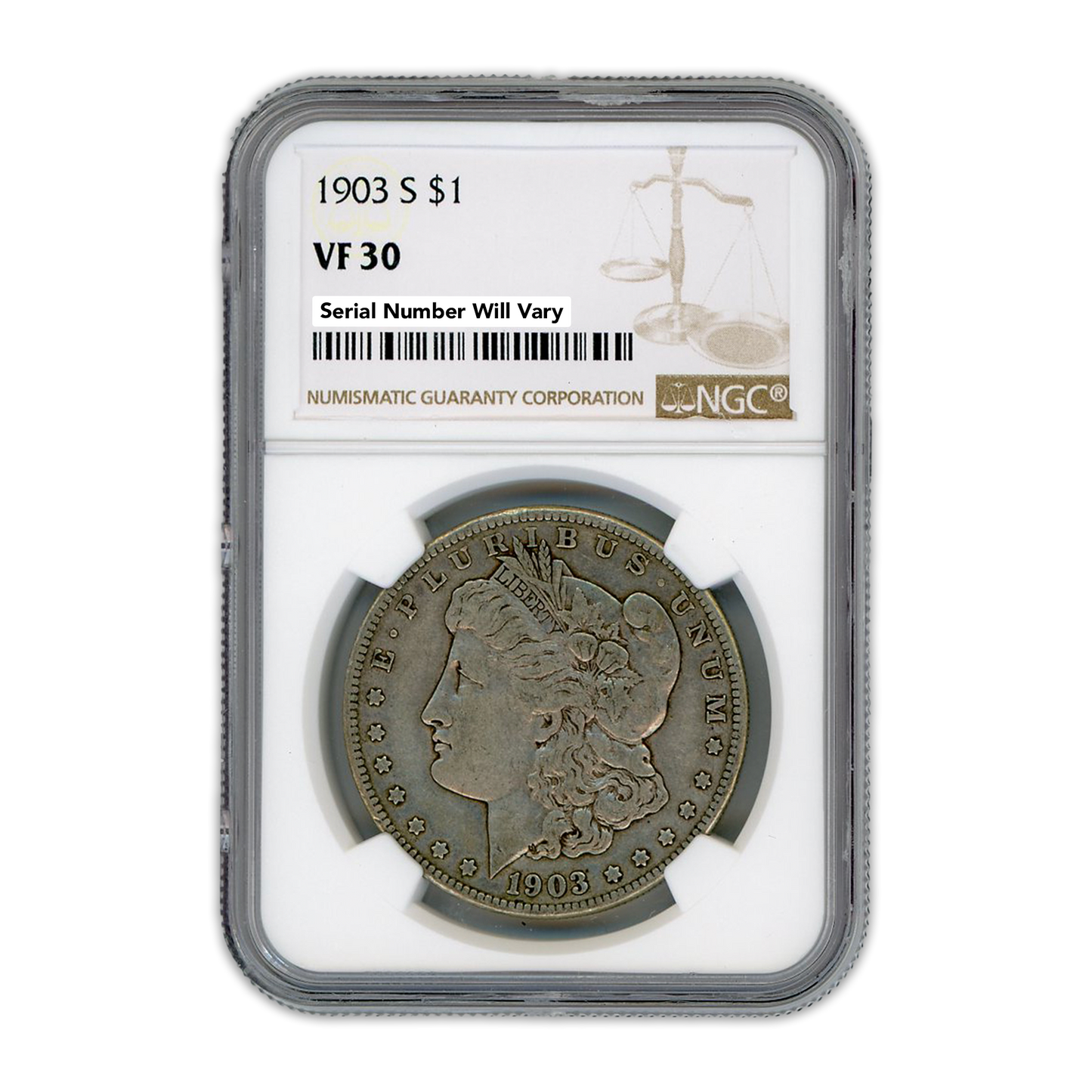 1903 Silver Morgan Dollar San Francisco NGC VF30