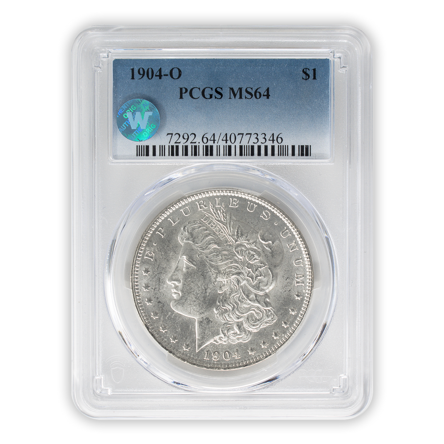 1904 Morgan Silver Dollar New Orleans - PCGS MS64 Sight White