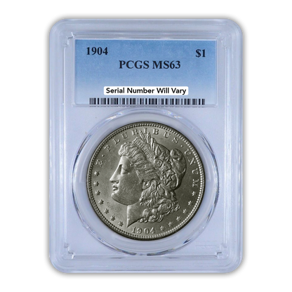 1904 Morgan Silver Dollar Philadelphia - PCGS MS63