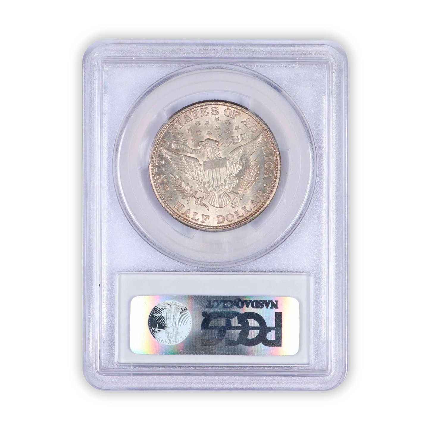 1907 Barber Half Dollar Philadelphia - PCGS AU55