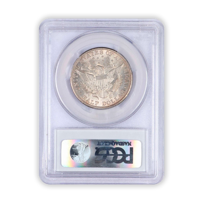 1907 Barber Half Dollar Philadelphia - PCGS AU55