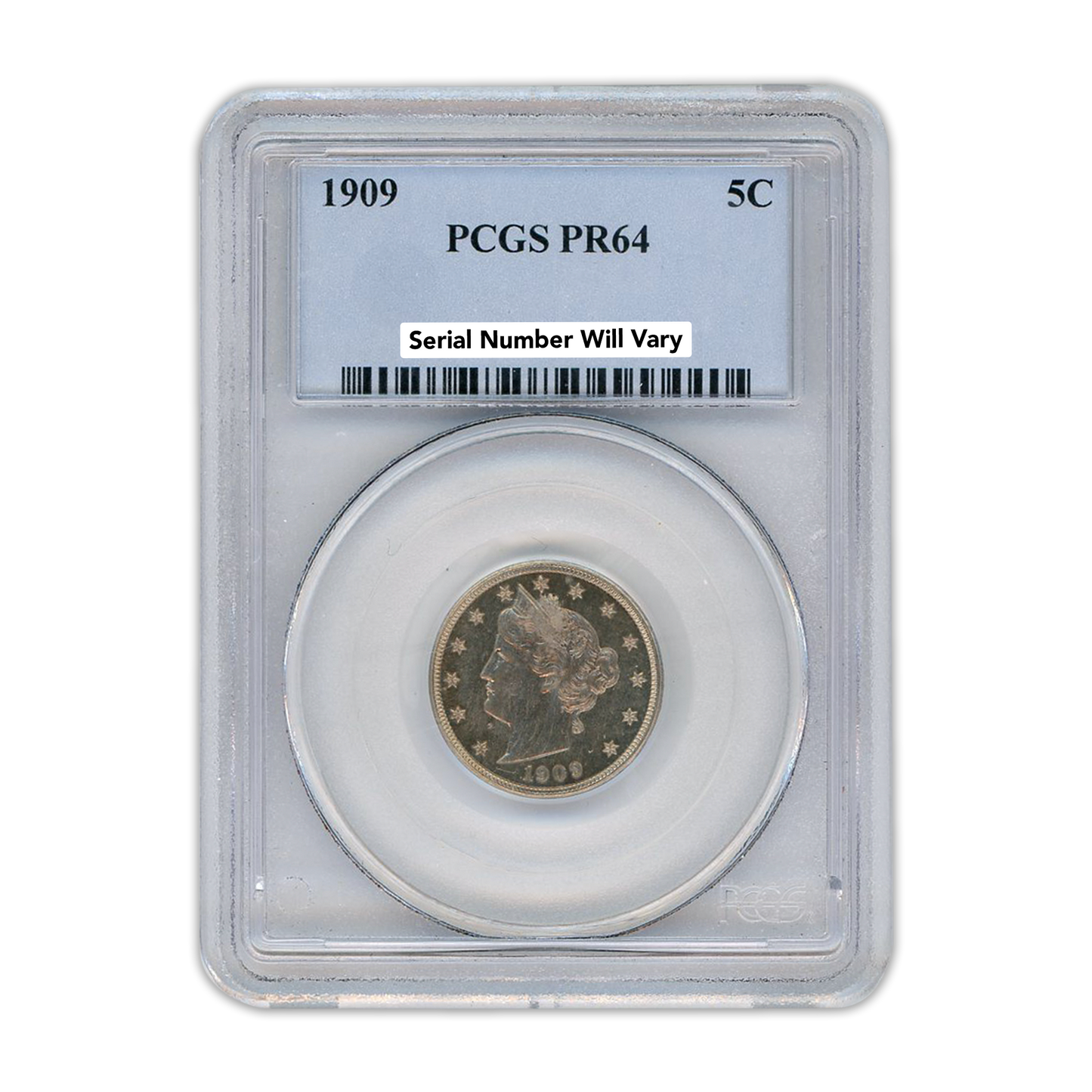 1909 Liberty Nickel PCGS PR64