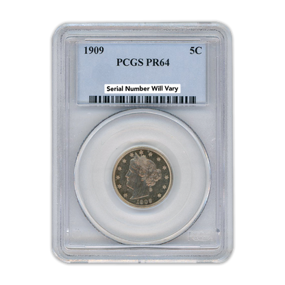 1909 Liberty Nickel PCGS PR64