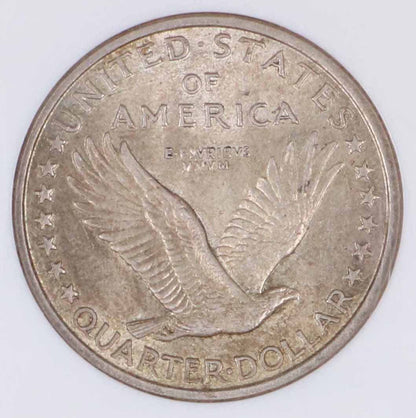 1917 S Standing Liberty Quarter San Francisco - NGC AU58 FH