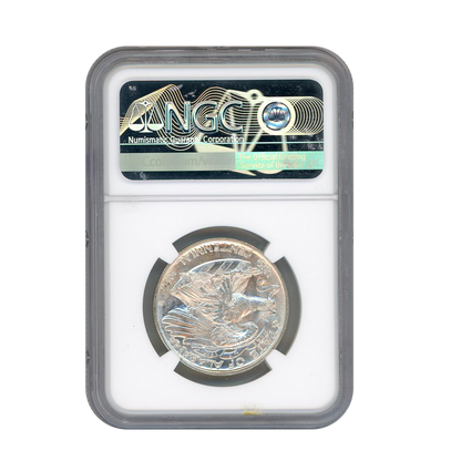 1921 2x2 Alabama Half Dollar Commemorative NGC MS63 Sight White