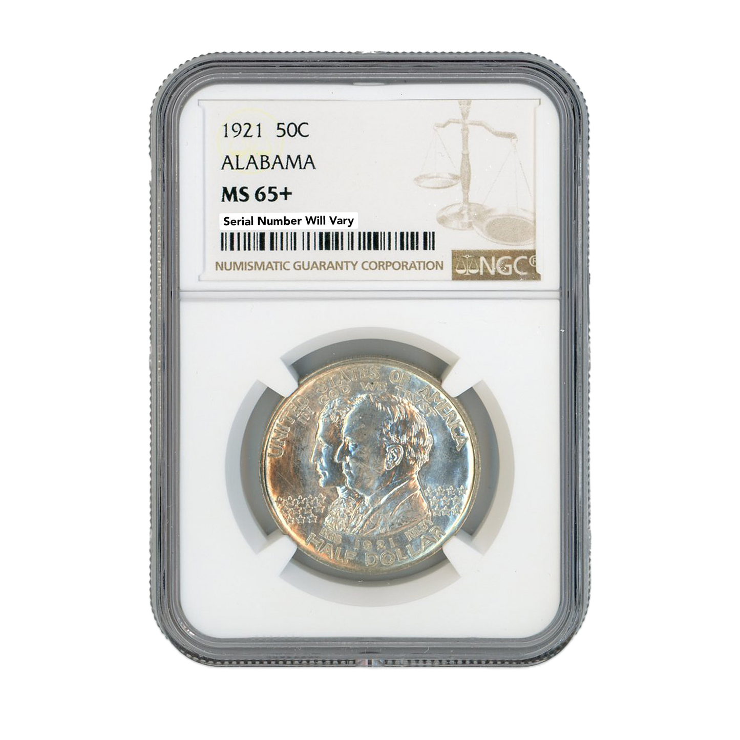1921 Alabama Half Dollar Commemorative - NGC MS65+