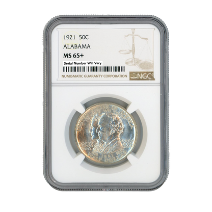 1921 Alabama Half Dollar Commemorative - NGC MS65+