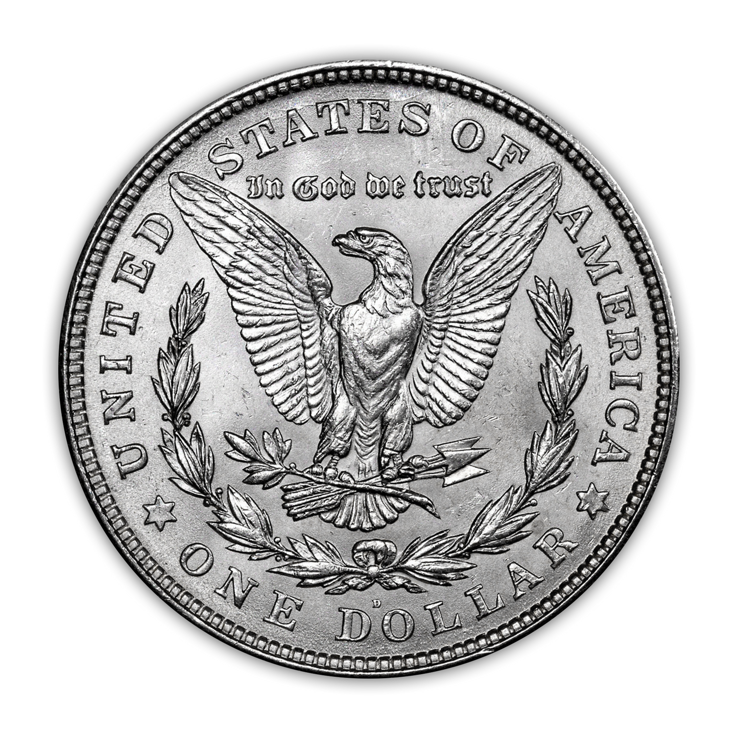 1921 Morgan Silver Dollar Denver - Uncirculated