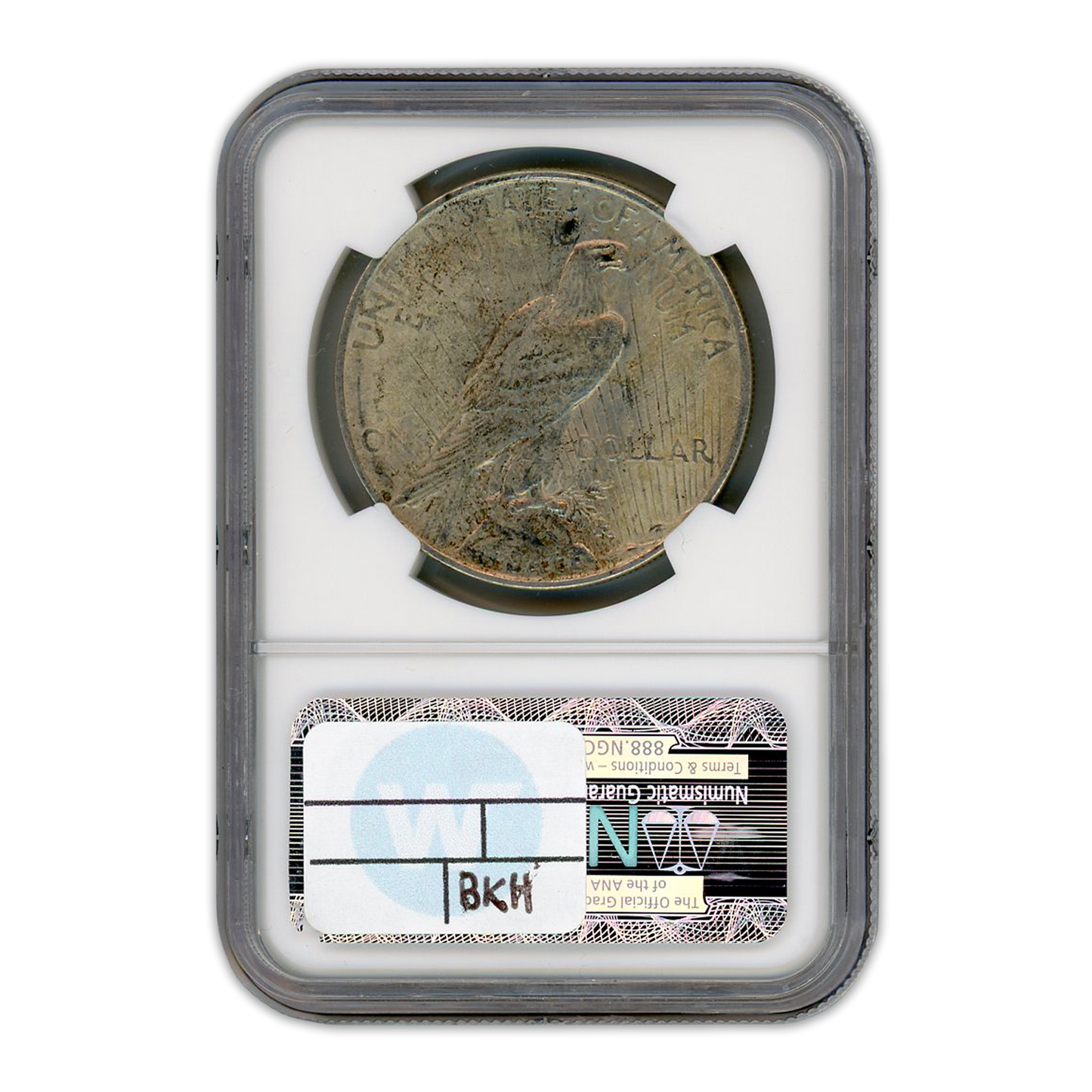 1922 Morgan Silver Dollar Philadelphia - Vam 2C Extra Hair LDS -  NGC AU58