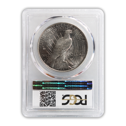 1922 Peace Silver Dollar Denver - PCGS MS63 Sight White