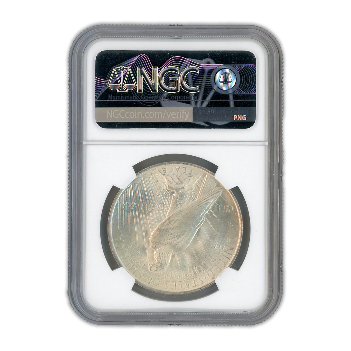 1923 Peace Silver Dollar Philadelphia - NGC MS64 Wayne Miller Signature Label