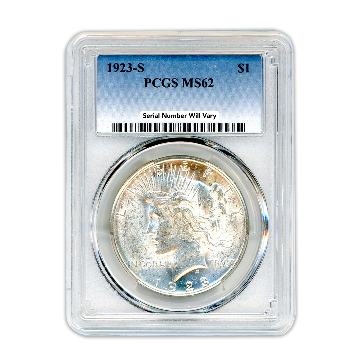 1923 Peace Silver Dollar San Fransico -  PCGS MS62
