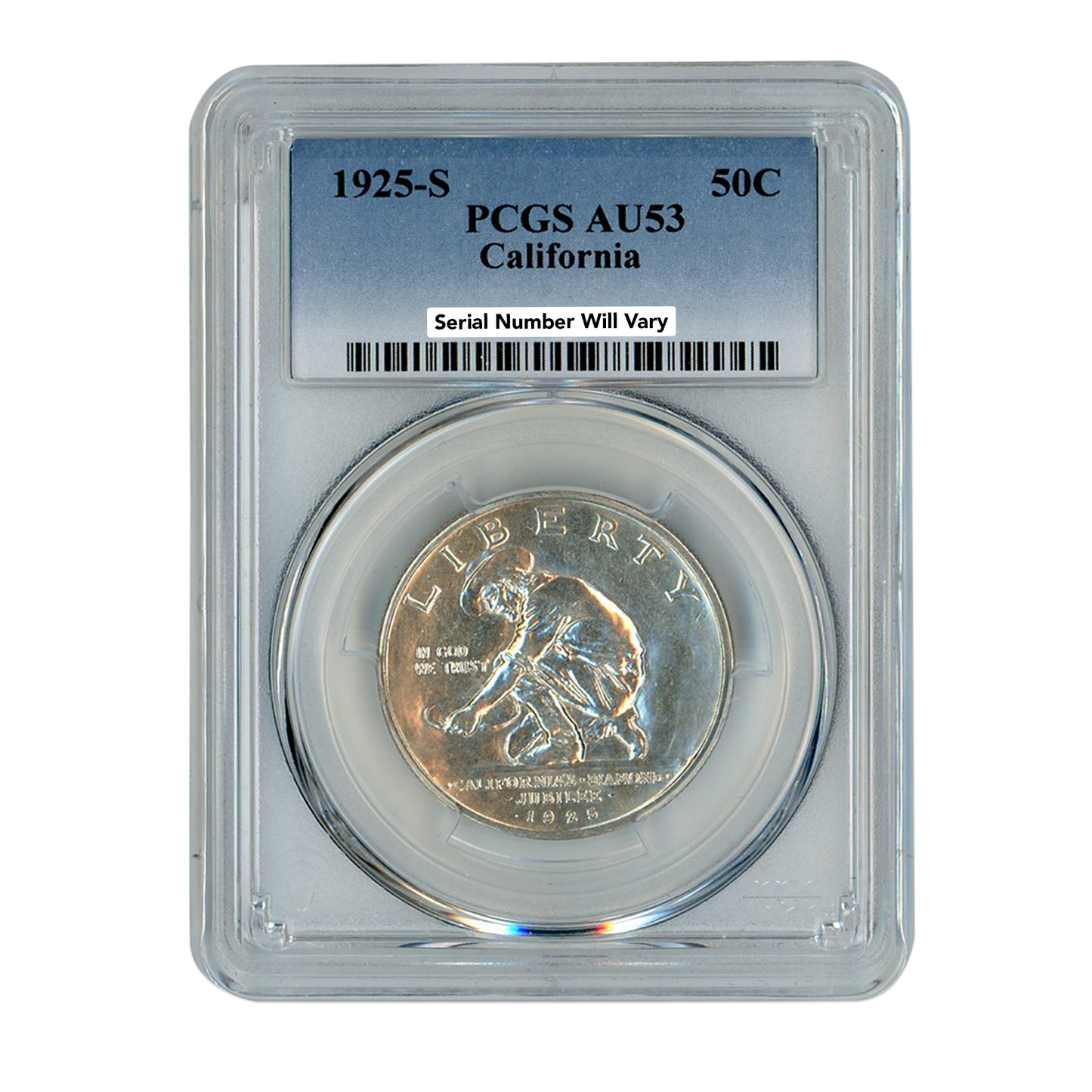1925 S California Half Dollar San Francisco - NGC AU53 Commemorative
