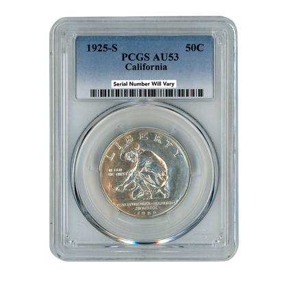 1925 S California Half Dollar San Francisco - NGC AU53 Commemorative