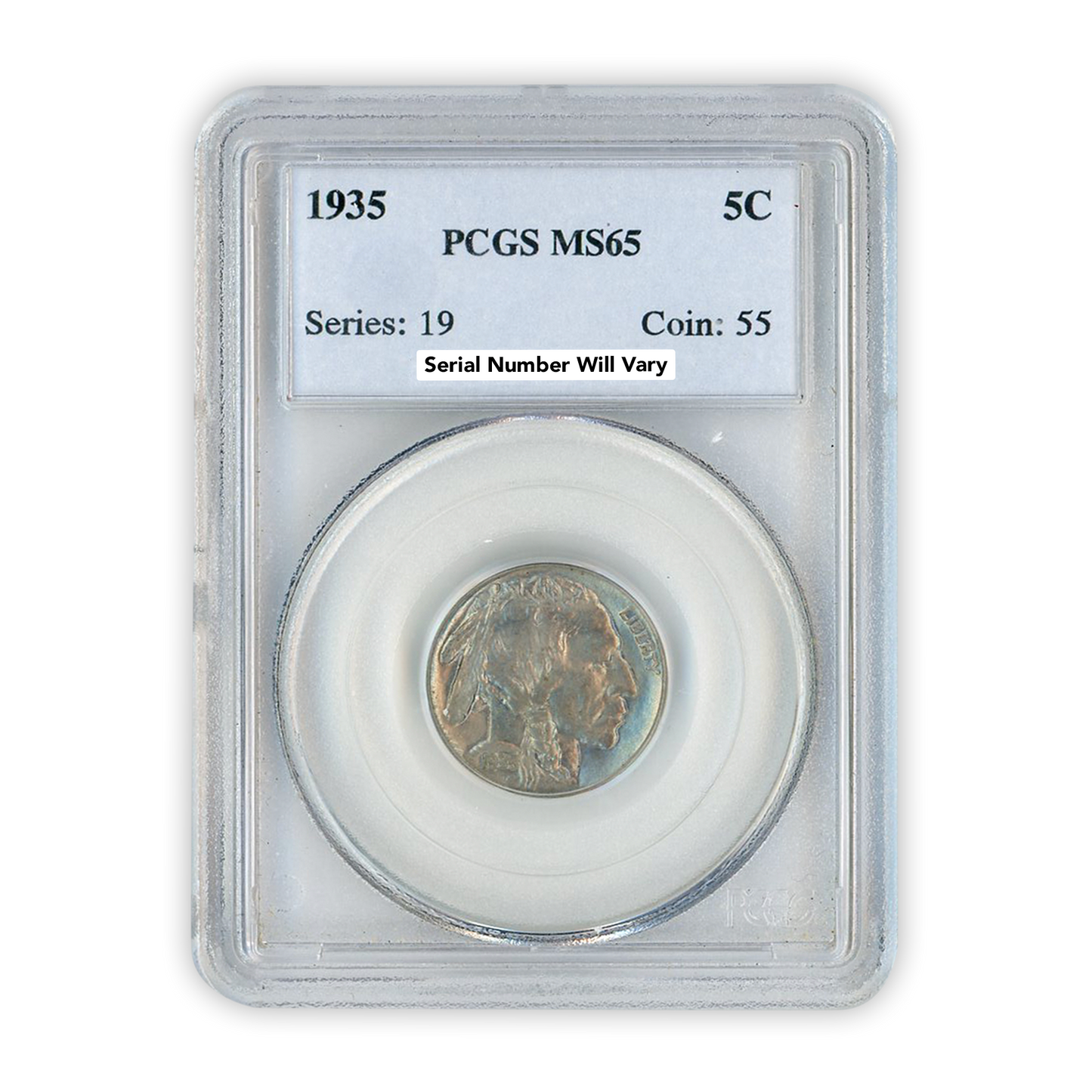 1935 Buffalo Nickel - PCGS MS65