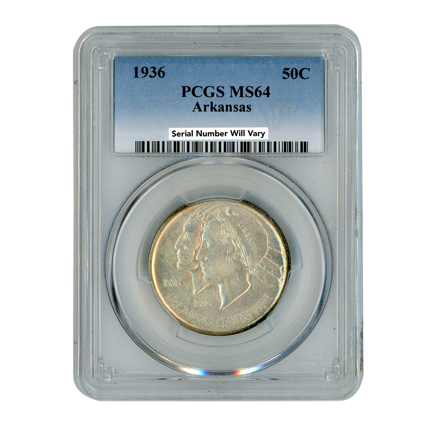 1936 Arkansas Half Dollar Philadelphia - NGC MS64 Commemorative