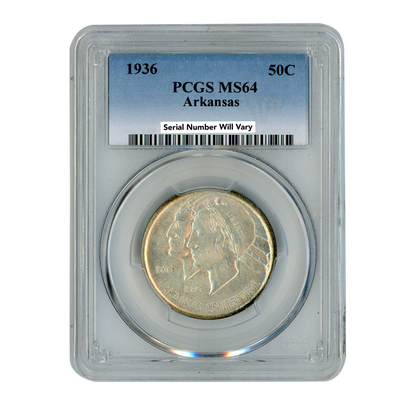 1936 Arkansas Half Dollar Philadelphia - NGC MS64 Commemorative