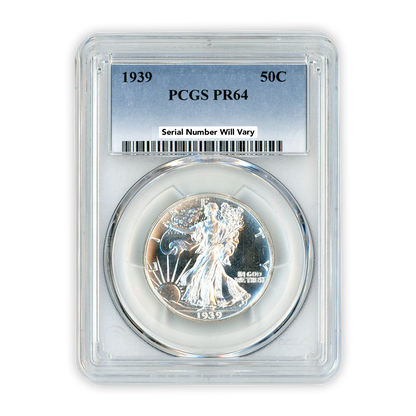 1939 Walking Liberty Half Dollar - PCGS PR64