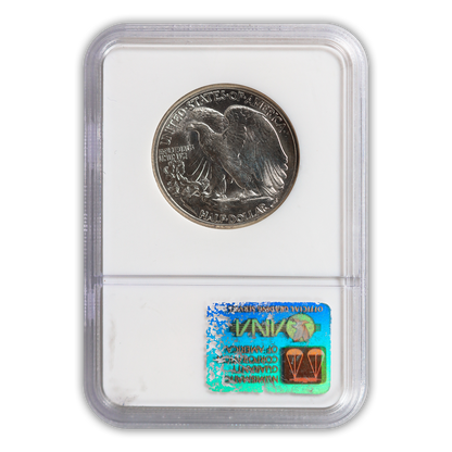 1941 Walking Liberty Silver Half Dollar Philadelphia - NGC MS65 Sight White